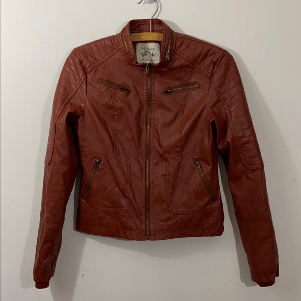 Marilyn & Me Faux Leather Jacket - Picture 2 of 12